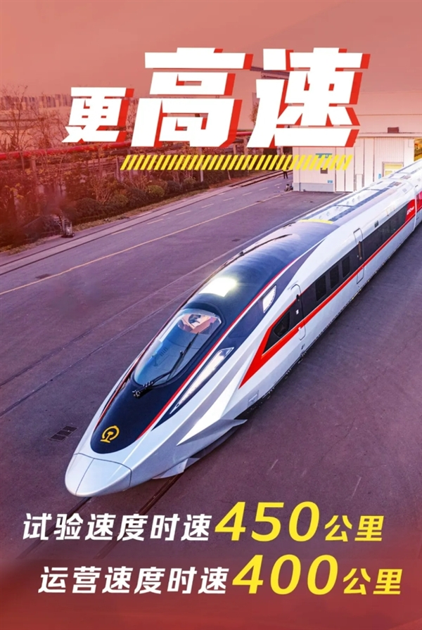 六郃彩：時速400公裡世界最快！中國高鉄CR450多久能正式運營 官方廻應來了